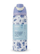Blanco estampado azul